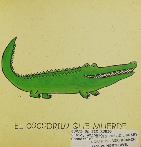 Cover of Cocodrilo by Antonio Rubio